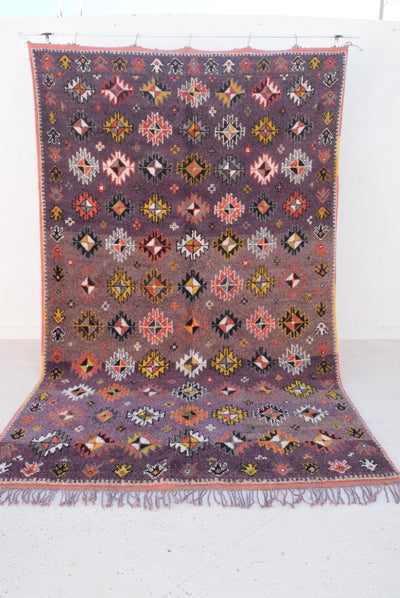 Tapis Berbere Taznakht, tapis noué à la main 100% laine du mouton de l'atlas 180*300.