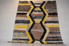 TAPIS BENI OURAIN MARRON, JAUNE, NOIR ET MARRON 255*300